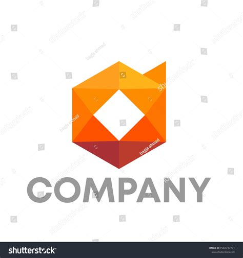 D Logo Icon Design Template Sign Stock Vector (Royalty Free) 1582237771 ...