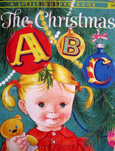 The Christmas Abc A Vintage Little Golden Book Little Golden Books