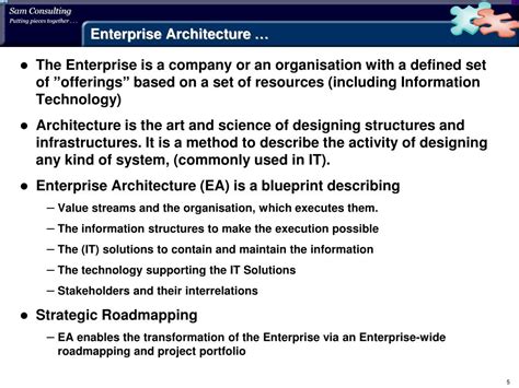 PPT Enterprise Architecture What Is Enterprise Architecture