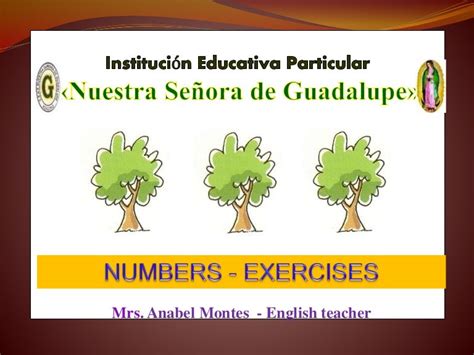 Numbers 1 10 - exercises