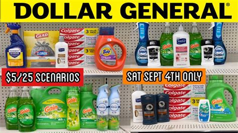 Dollar General Couponing 5 25 Scenarios Saturday Sept 4th ONLY