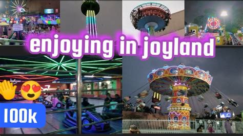 Enjoying In Joyland Joyland Amusement Park Lahore Swings Jhoolay