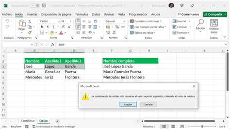 Cómo Combinar Celdas En Excel Fácil Y Rápido Office A Tope