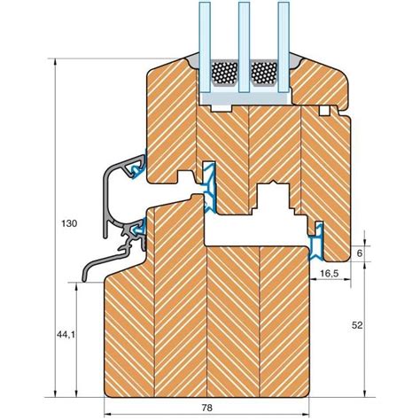 Holzfenster CAD Detailzeichnungen Holzfenster Schnitte