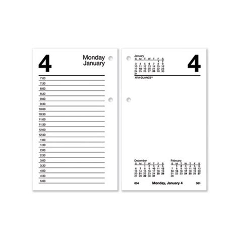 At-a-Glance Desk Calendar Refill - AAGE71750 - Shoplet.com