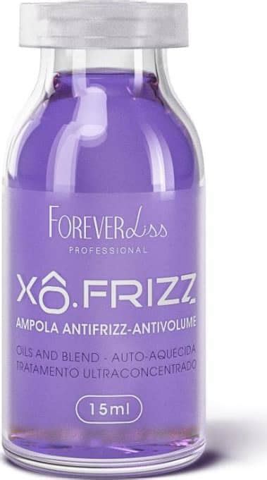 Forever Liss Kit Xô Frizz Modelador De Fios Ampola Para Cabelo 15ml