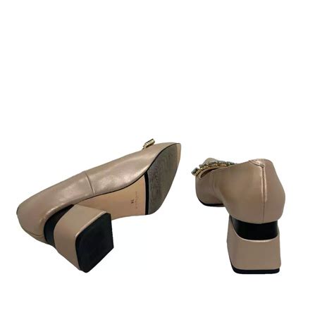 Pantofi Raxela Nude Cu Accesoriu Cu Pietre Raxela