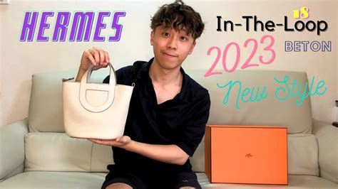 New Hermes Bag Unboxing Hermes In The Loop Bag Beton White