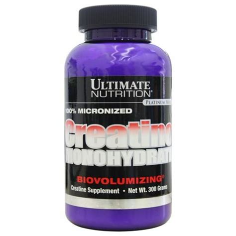 100 Creatine Monohydrate 300g Ultimate Nutrition Otimanutri