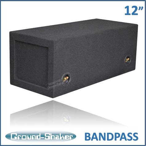 Dual Ported Bandpass Vented Sub Box Dual Subwoofer Enclosure Ground