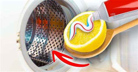 Mettez du du citron et de dentifrice dans la machine à laver cest l