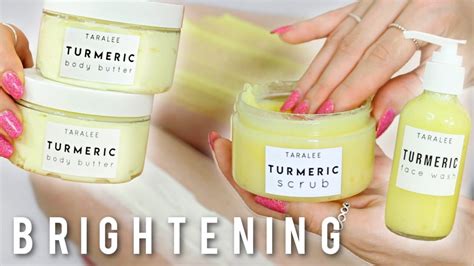 Brightening Turmeric Body Scrub Body Butter And Face Wash Recipe Youtube