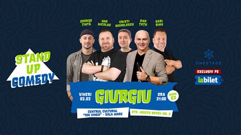 Bilete Giurgiu Stand Up cu Nae Țuțu Manolescu Țintă și Dinu Show 2