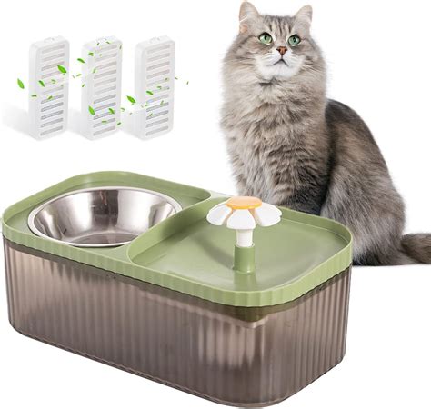 Gamelle Chat Abreuvoir Pour Chat Bol Nourriture Chat Set En