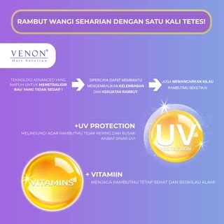 Jual Venon Hair Serum Treatment Coat Series Ml Vitamin Rambut