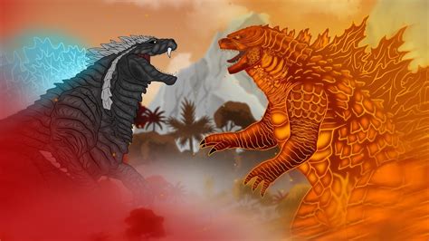 Godzilla Ultima Vs Burning Godzilla 2019 Pandy Animation 68 Youtube