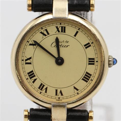 Comprar Reloj CARTIER MUST DE CARTIER VERMEIL 108719 De Segunda Mano