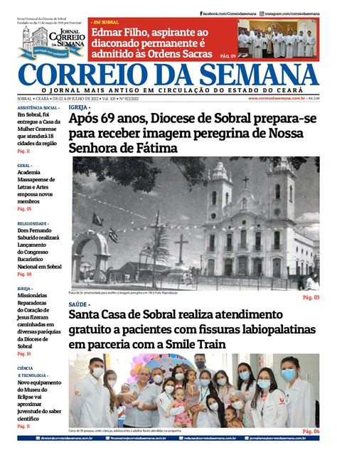 Calaméo Jornal Correio Da Semana Nº 922