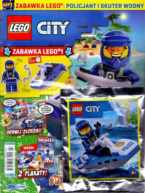 LEGO City Komiks 7 2022 Policjant Skuter Wodny 12591465078