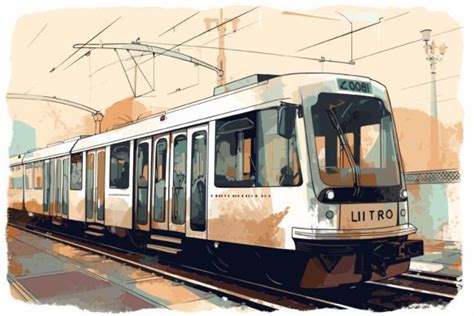 Vector Art Metrorail Station Metro Train Graphic by info.tanvirahmad ...