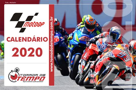 MOTO GP Calendário 2020 Tomada de Tempo