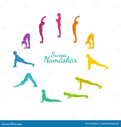 Yoga Surya Namaskar Sequence Sun Salutating Woman Morning Yoga Flow