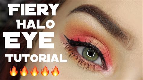 Fiery Halo Eye Makeup Tutorial Youtube