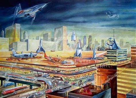 Future City C1960 Rretrofuturism