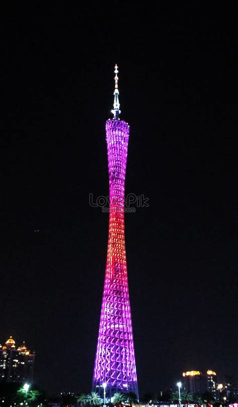 Canton Tower Night View Picture And HD Photos | Free Download On Lovepik