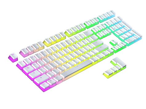 buy ranked pudding pbt keycaps  double translucent ansi  iso