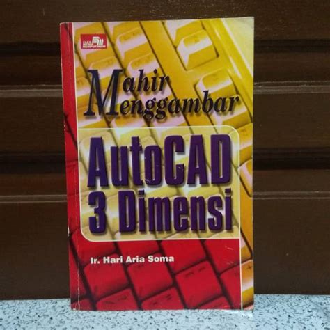 Jual Buku Original Mahir Menggambar Autocad Dimensi Shopee Indonesia