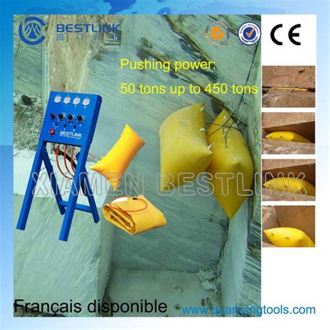 Marble Sandstone Block Pushing Hydro Bag For Quarry Stripping Buy Pushing Steel Bag Quarry