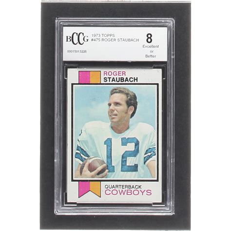 Roger Staubach Topps Bccg Pristine Auction