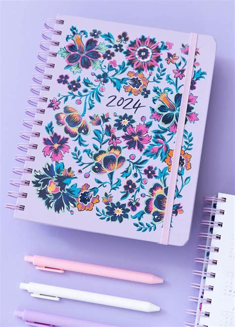 Vera Bradley Hardcover Daily Planner Spiral Planner Dated