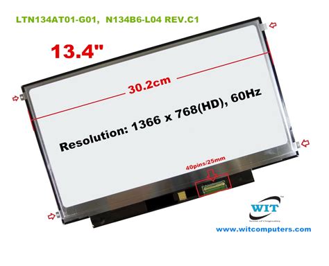 Inch Wxga Holes Left Right Each Side Width Cm Non