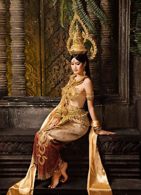 Cambodia Cambodia Ancient Costumes And Jewelry Cambodia The