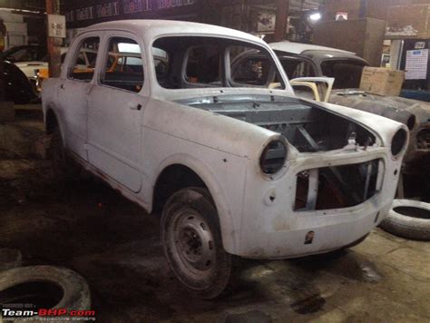 Restoration 1963 Fiat 1100 Super Select Team Bhp