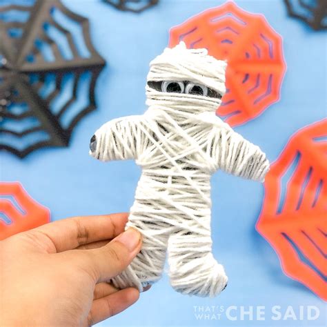 Halloween Mummy Craft For Kids Thats What Che Said