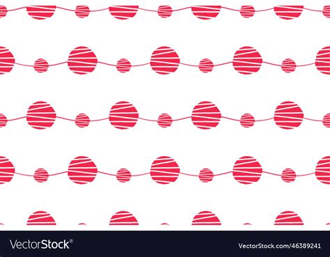 Abstract red and white seamless pattern Royalty Free Vector