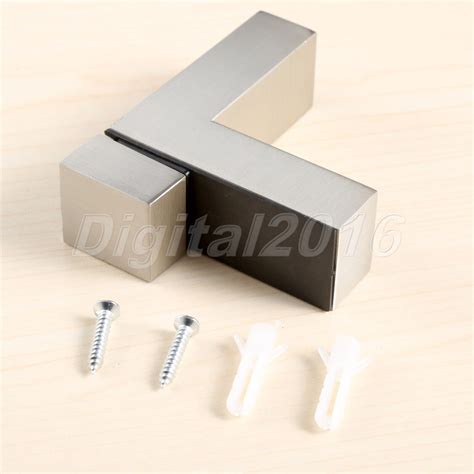 Zinc Alloy Glass Shelf Brackets Holder Support Clamp For Mm