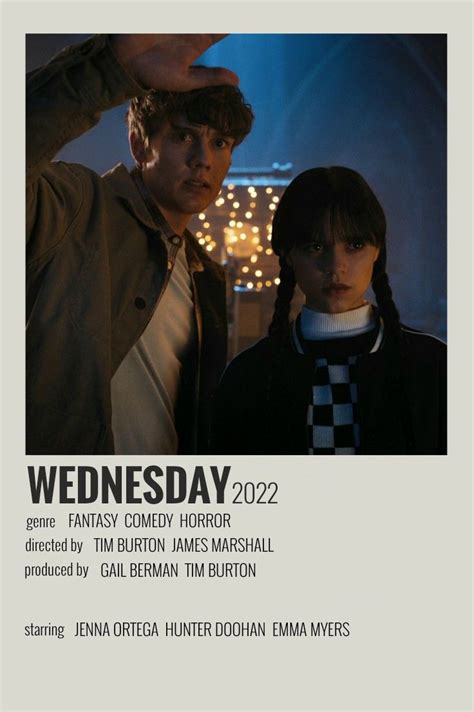 TV Shows Poster Polaroid Wednesday 2022 In 2023 Film Posters