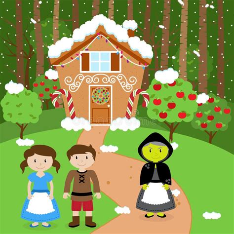 Hansel And Gretel House Drawing