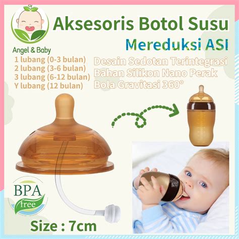 Jual PIKO BELLO Dot Wide Neck BPA FREE Dot Bayi Cokelat Pengganti