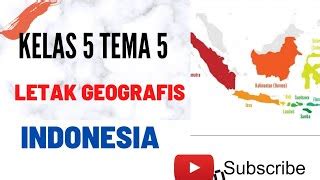 Materi Kelas Karakteristik Geografis Indonesia Dalam Peta Kenampakan