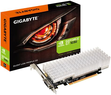 GIGABYTE GeForce GT 1030 Silent Low Profile 2GB Karta Graficzna