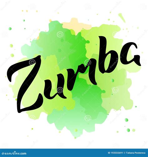 Zumba Stock Vector Illustration Of Latin Social Print 193555691