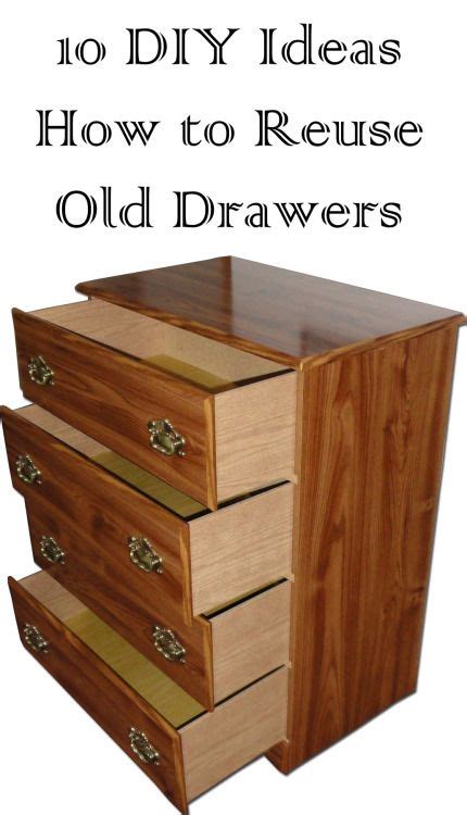 10 Diy Ideas How To Reuse Old Drawers Use Your Old And Vintage Drawers To Make Something