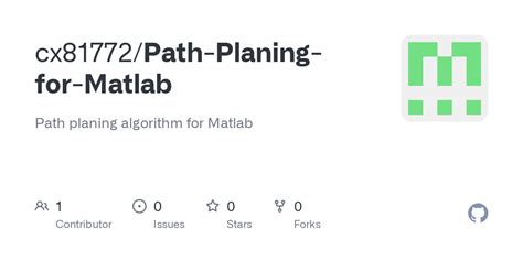 Github Cx Path Planing For Matlab Path Planing Algorithm For Matlab