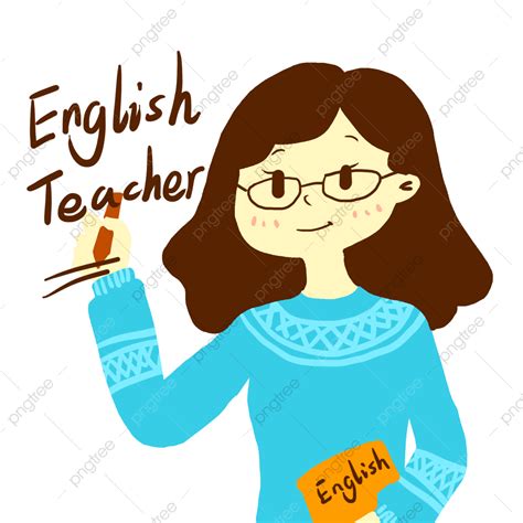 English Teacher Clipart Transparent Background Original English