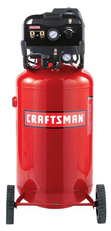 Craftsman 16731 30 Gal Air Compressor 6 Hp Vertical Tank Oil Free Pump Sears Outlet